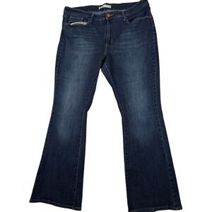 Signature by Levi Strauss Mens Mid Rise Bootcut Jeans Dark Wash 16S 33x30 1477